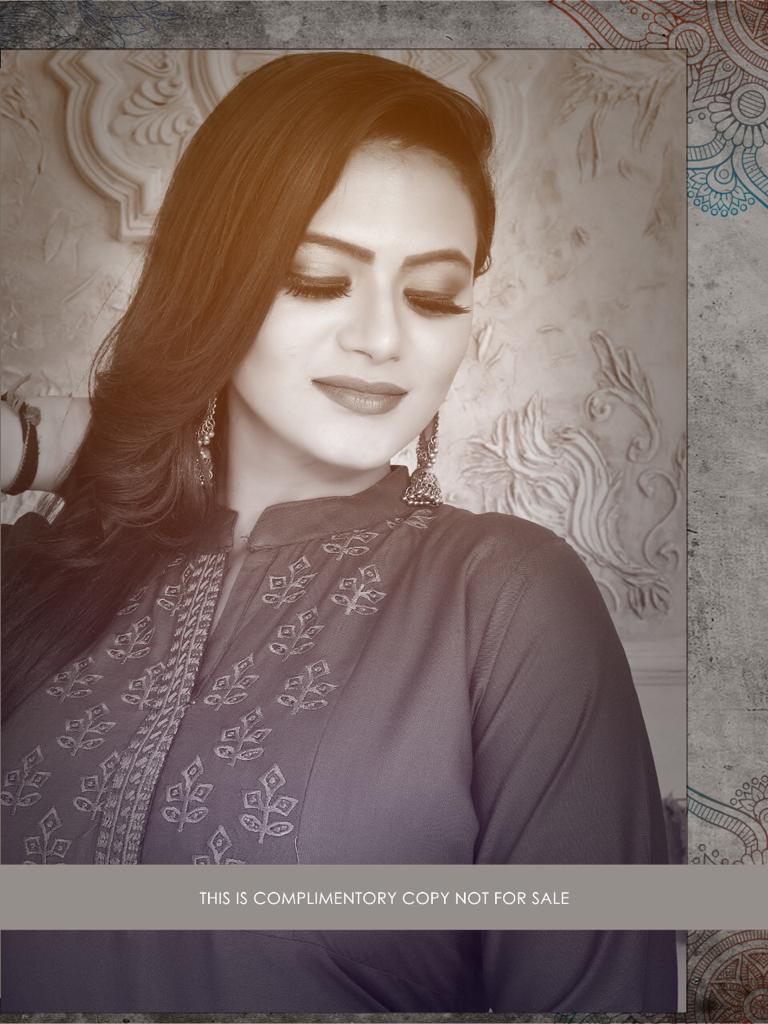 Riyaa Casual Daily Wear Rayon Printed Kurti Collection